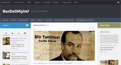 Desktop Screenshot of bendelimiyim.com